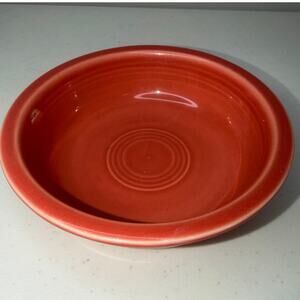 Fiestaware Persimmon Orange 7" Bowl Cereal Dessert Medium Retired HLC USA